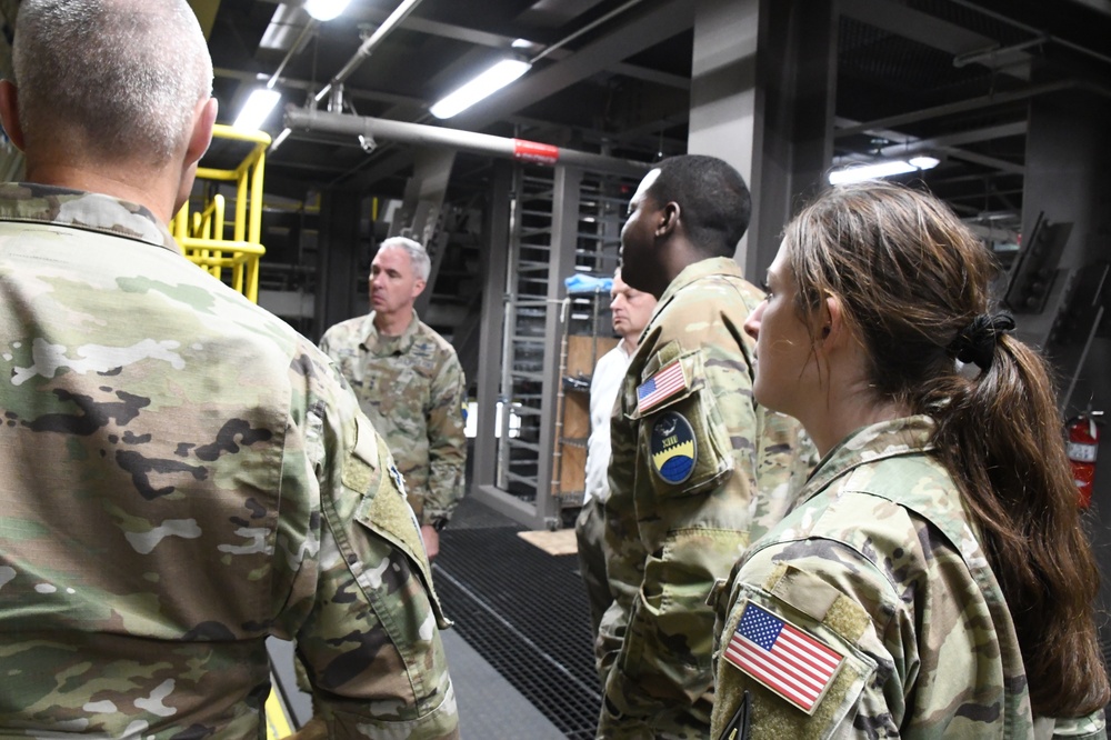 Lt. Gen. Stephen N. Whiting, Space Operations Command Commander visits Clear Space Force Station Airmen and Guardians