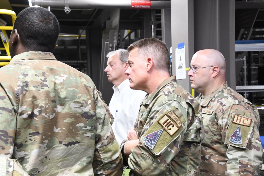 Lt. Gen. Stephen N. Whiting, Space Operations Command Commander visits Clear Space Force Station Airmen and Guardians