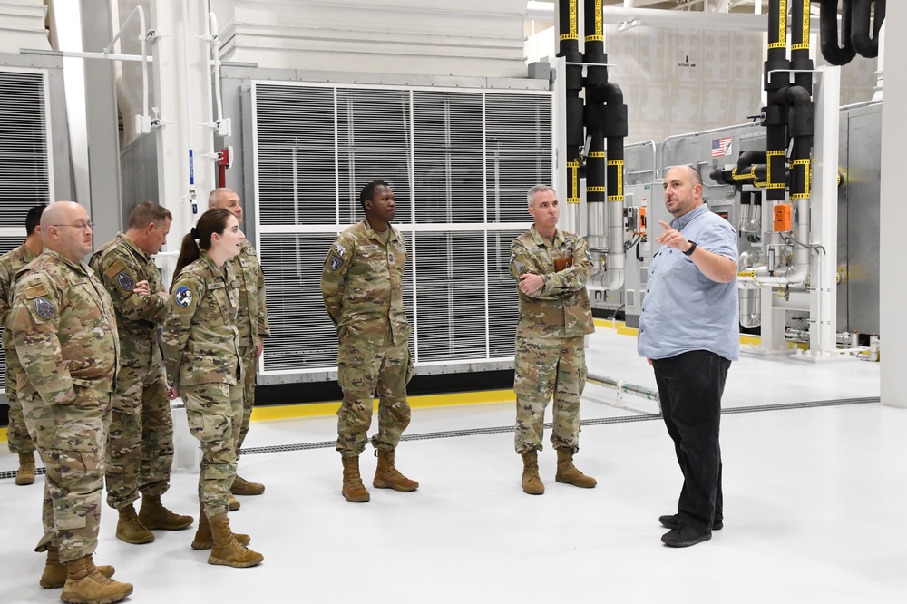 Lt. Gen. Stephen N. Whiting, Space Operations Command Commander visits Clear Space Force Station Airmen and Guardians