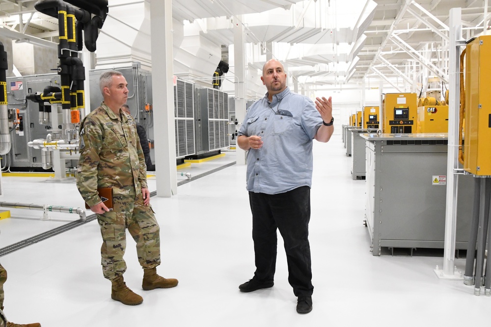 Lt. Gen. Stephen N. Whiting, Space Operations Command Commander visits Clear Space Force Station Airmen and Guardians