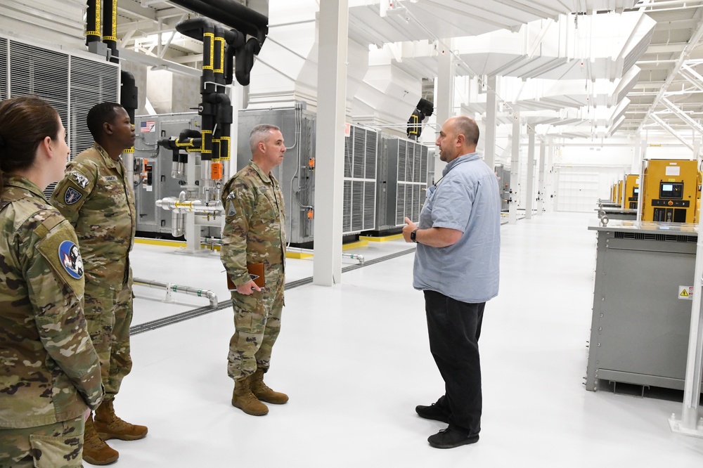 Lt. Gen. Stephen N. Whiting, Space Operations Command Commander visits Clear Space Force Station Airmen and Guardians