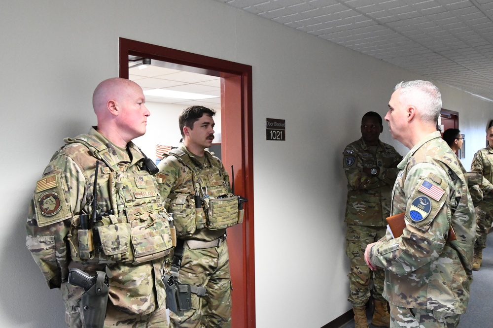 Lt. Gen. Stephen N. Whiting, Space Operations Command Commander visits Clear Space Force Station Airmen and Guardians