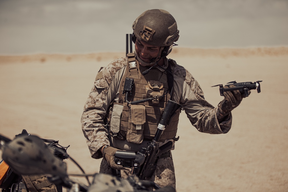 TTECG Marines test new technologies during Adversary Force Exercise 3-22