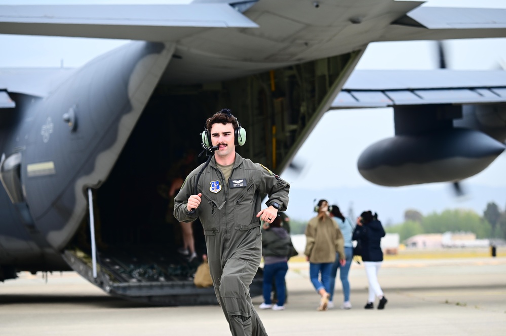 Spouse flights build family connection to 129th Rescue Wing mission