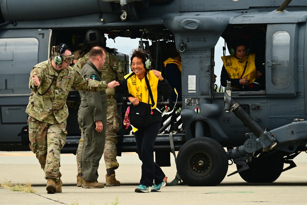 Spouse flights build family connection to 129th Rescue Wing mission