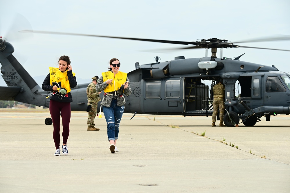 Spouse flights build family connection to 129th Rescue Wing mission