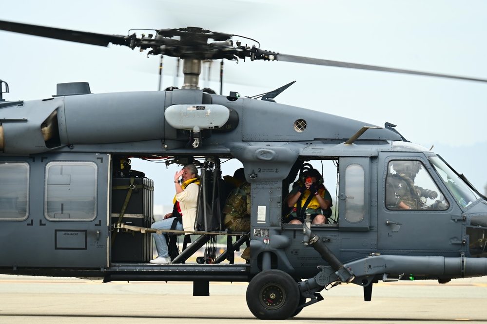 Spouse flights build family connection to 129th Rescue Wing mission