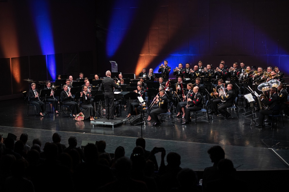 Navy Band visits Sandefjord, Norway