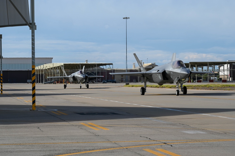 61st FS departs for B-Course capstone