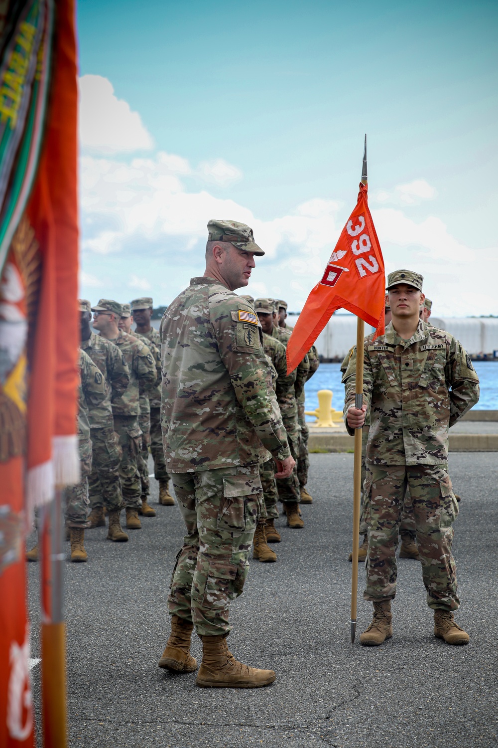 Alpha Company, 392nd Expeditionary Signal Battalion Deployment Ceremony