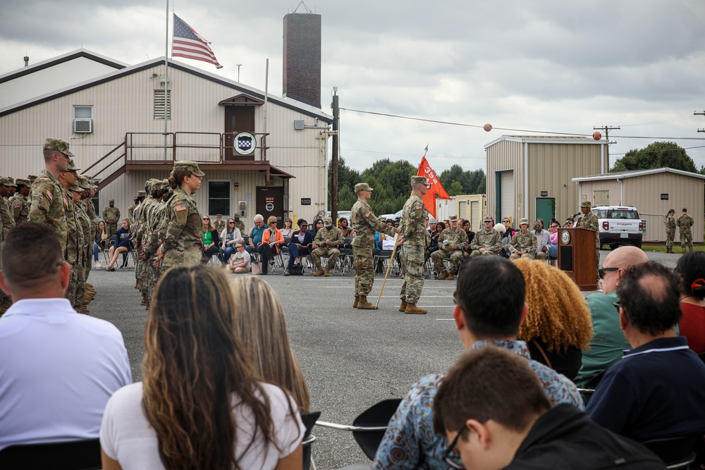 Alpha Company, 392nd Expeditionary Signal Battalion Deployment Ceremony