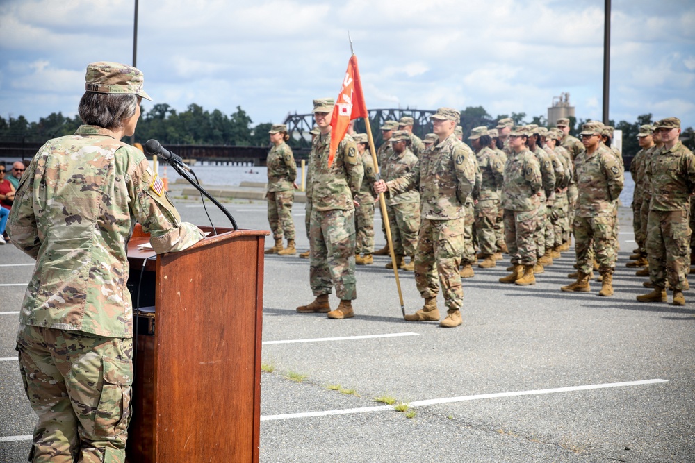 Alpha Company, 392nd Expeditionary Signal Battalion Deployment Ceremony