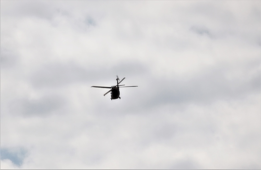 Black Hawk training operations at Fort McCoy