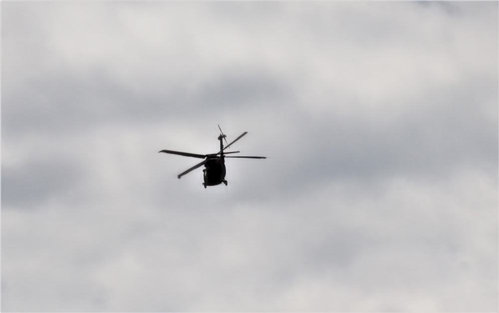 Black Hawk training operations at Fort McCoy