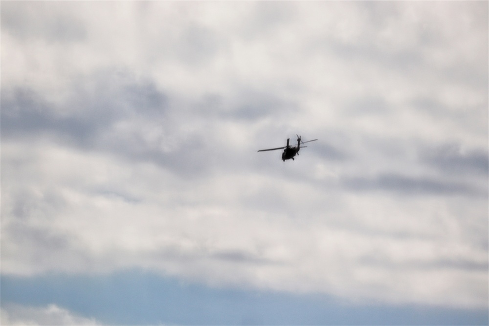 Black Hawk training operations at Fort McCoy