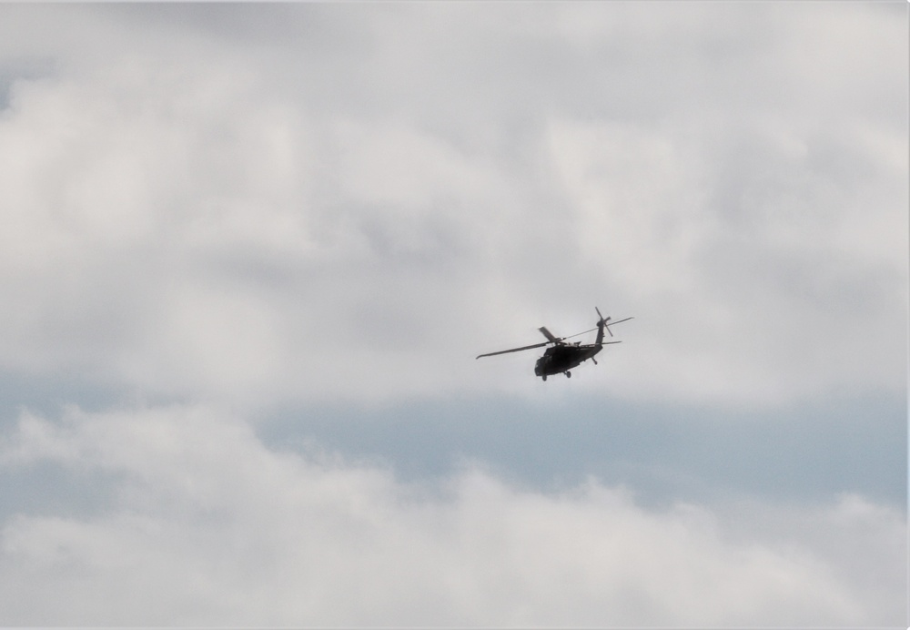 Black Hawk training operations at Fort McCoy