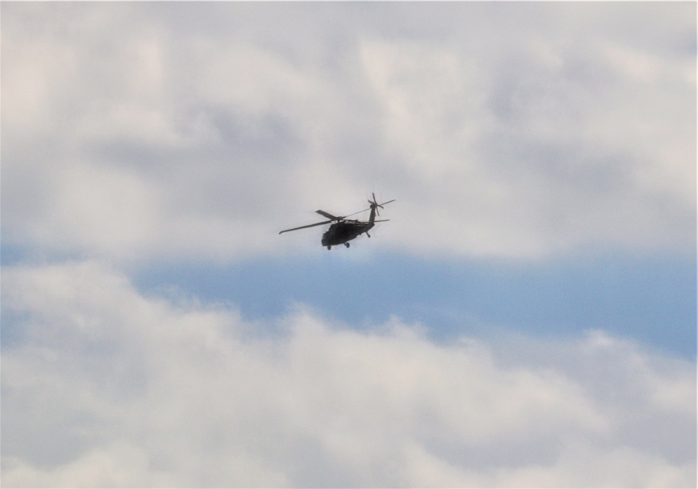 Black Hawk training operations at Fort McCoy