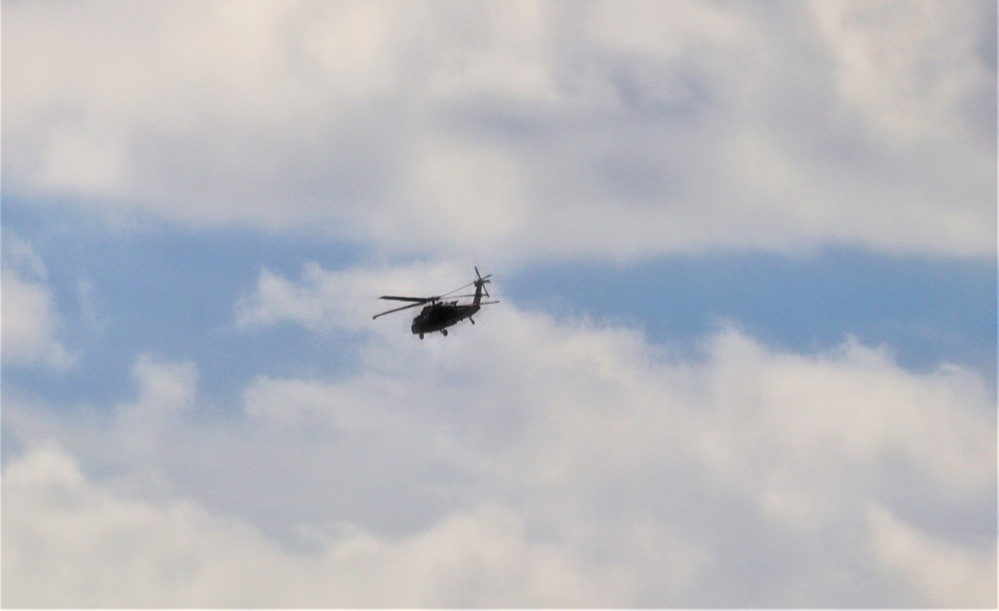 Black Hawk training operations at Fort McCoy