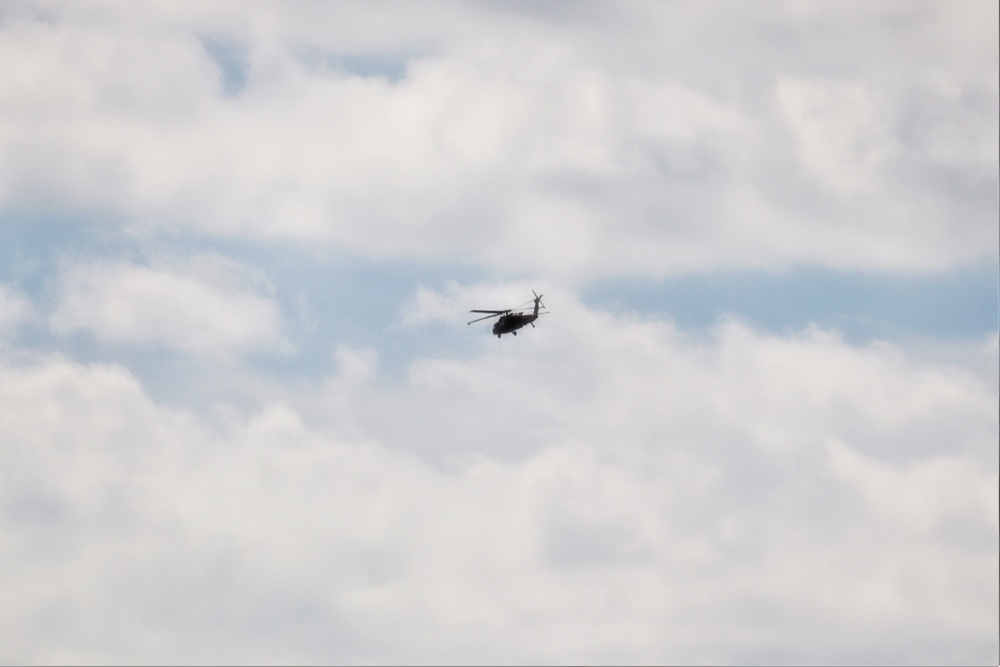 Black Hawk training operations at Fort McCoy