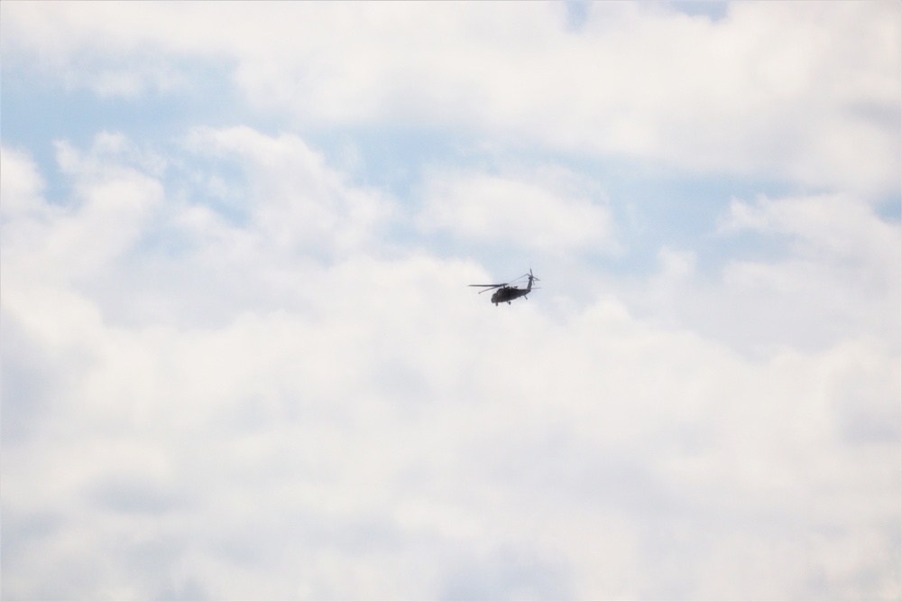 Black Hawk training operations at Fort McCoy