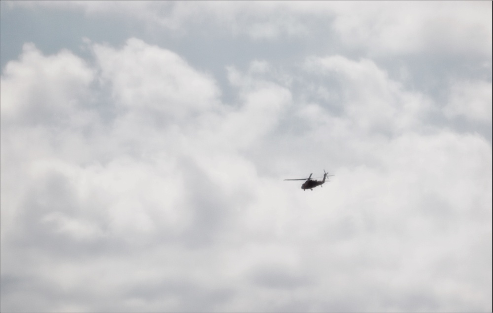 Black Hawk training operations at Fort McCoy