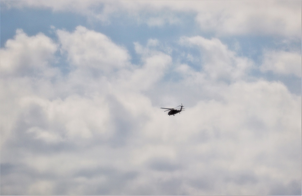 Black Hawk training operations at Fort McCoy