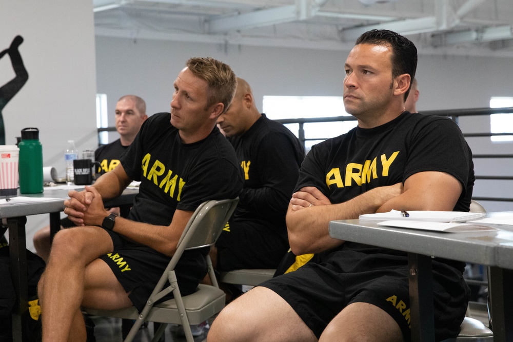 Kentucky National Guard AXE Course Cadre Teach Nutrition and Body Composition