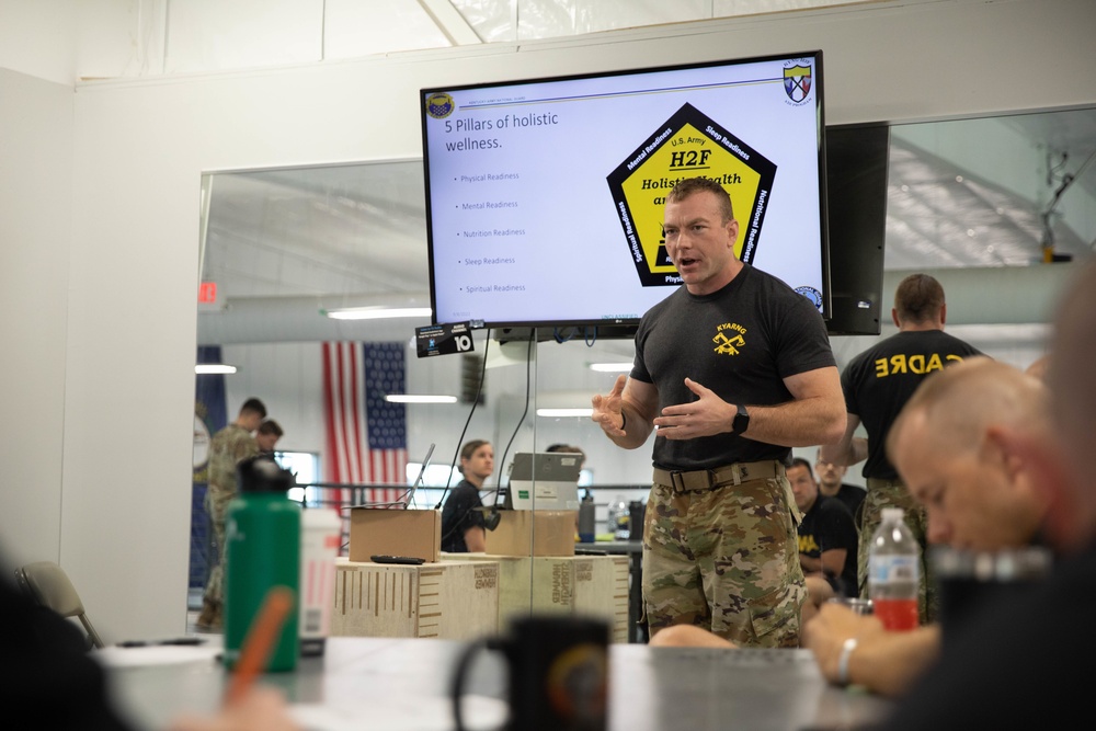 Kentucky National Guard AXE Course Cadre Teach Nutrition and Body Composition