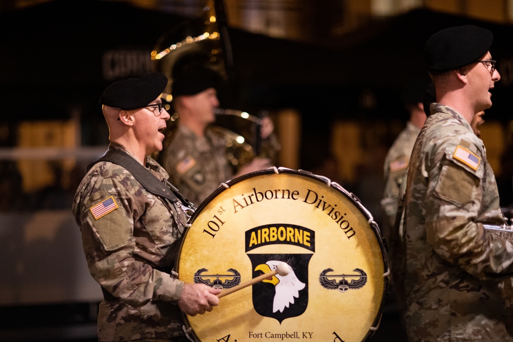 101st Airborne Division Band performs in honor of Operation Market Garden 78