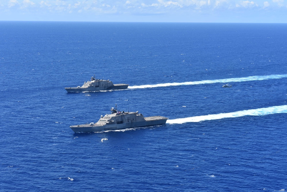 USS Billings and USS Wichita Participate in a Photo Exercise