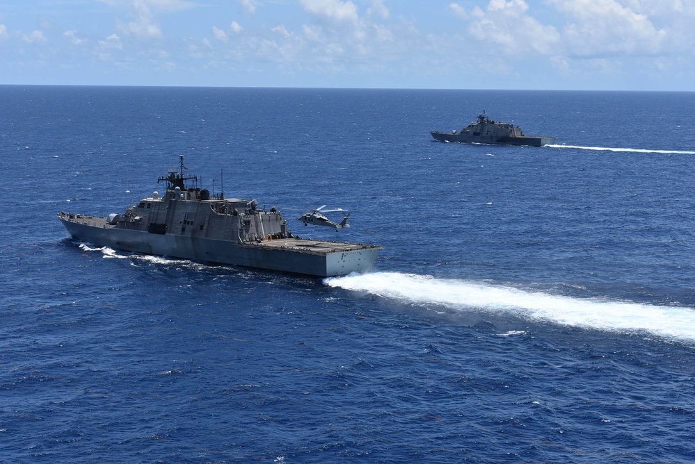 USS Billings and USS Wichita Participate in a Photo Exercise