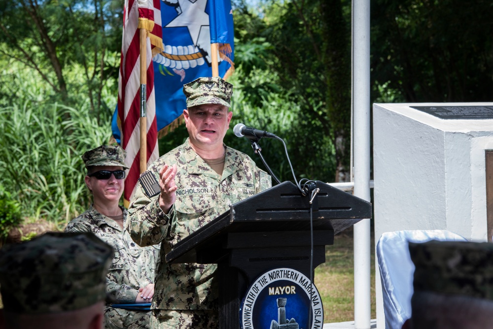 30 NCR HOLDS CHANGE OF COMMAND CEREMONY IN TINIAN