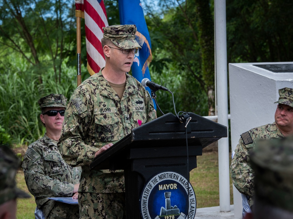 30 NCR HOLDS CHANGE OF COMMAND CEREMONY IN TINIAN