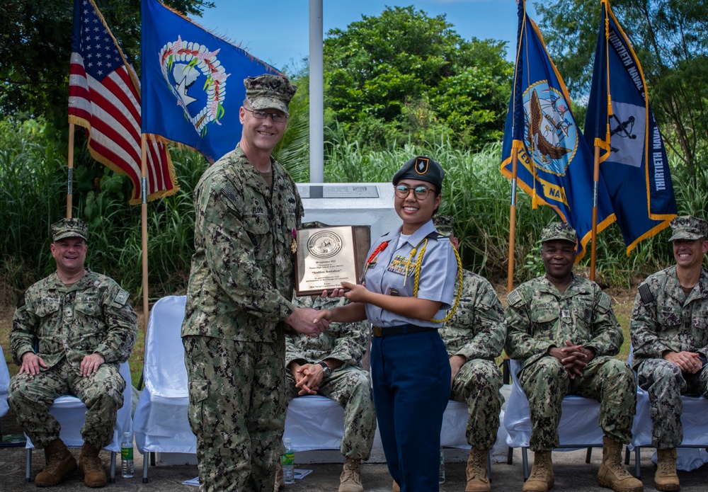 30 NCR HOLDS CHANGE OF COMMAND CEREMONY IN TINIAN