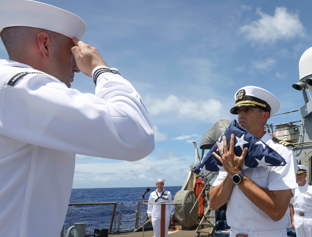 USS Barry (DDG 52) Holds 9/11 Remembrance Ceremony
