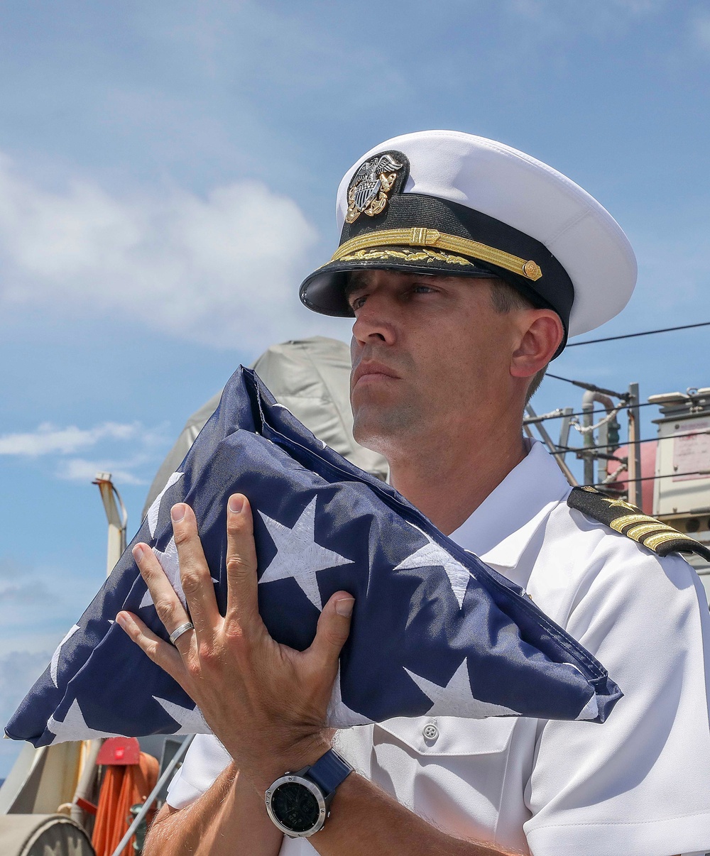 USS Barry (DDG 52) Holds 9/11 Remembrance Ceremony