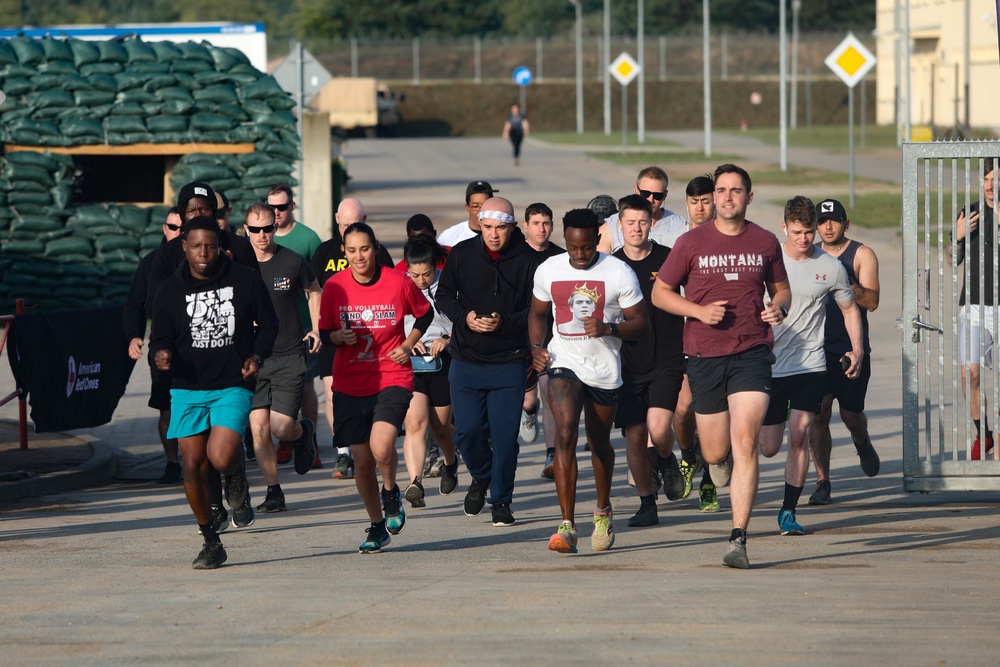 U.S. Army Soldiers Participate in 9/11 Commemoration Run