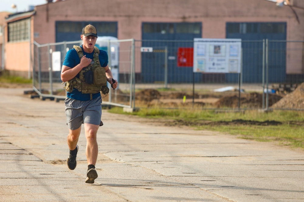 U.S. Army Soldiers Participate in 9/11 Commemoration Run