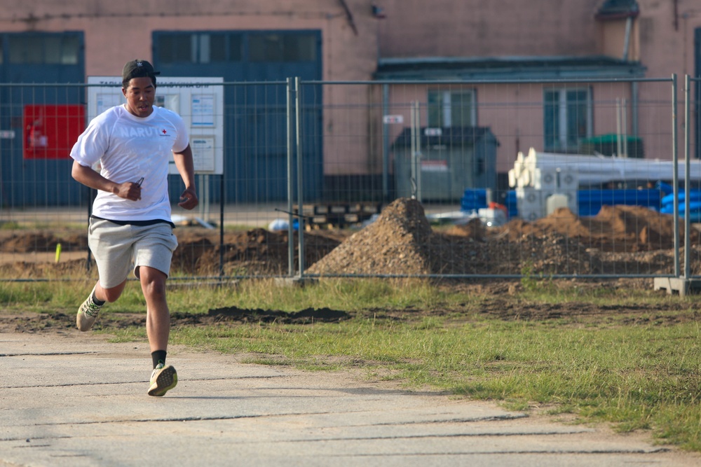 U.S. Army Soldiers Participate in 9/11 Commemoration Run