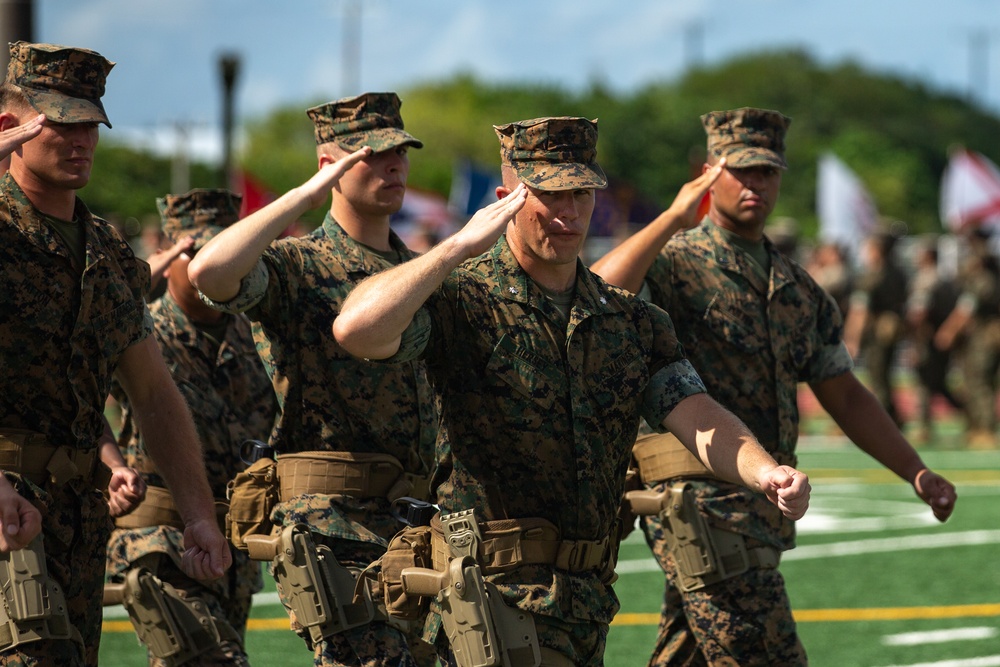 3d Marine Division 80th Anniversary Battle Colors Rededication Ceremony