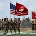 3d Marine Division battle colors rededication ceremony rehearsal