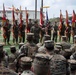 3d Marine Division battle colors rededication ceremony rehearsal