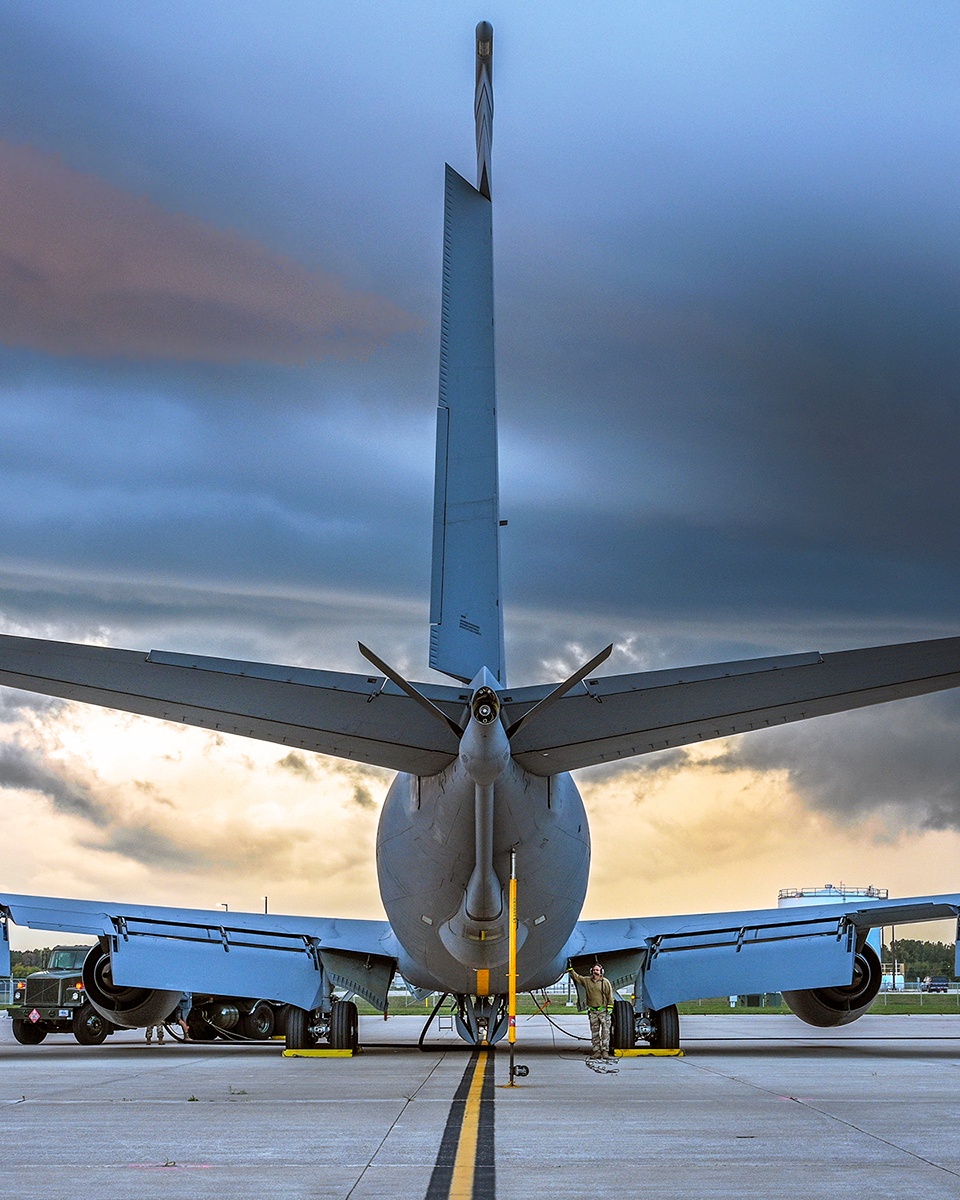 KC-135 operations at Selfridge