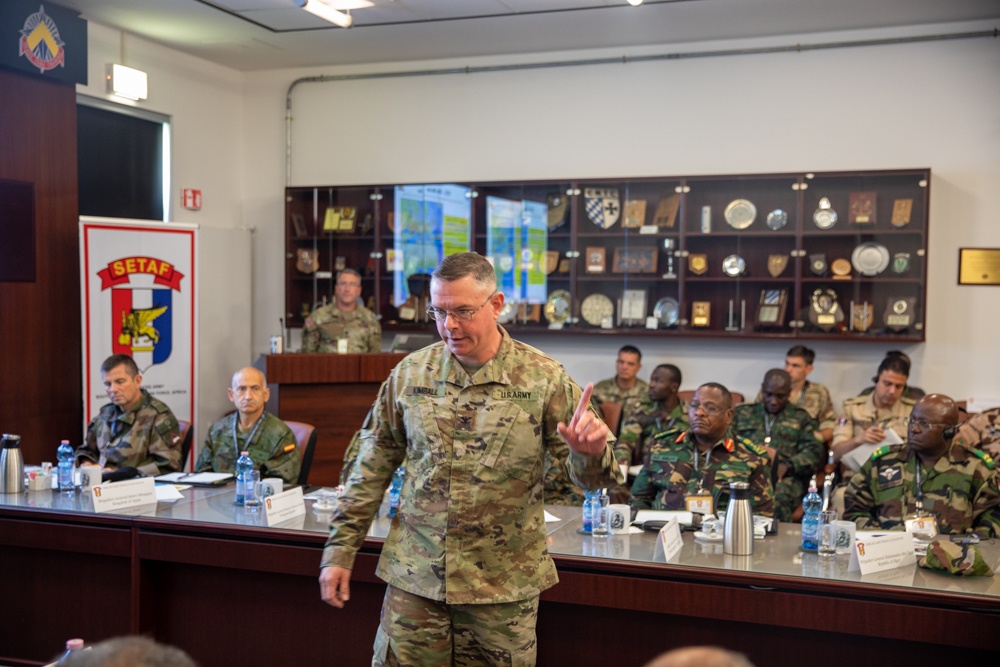 African Land Force Commanders visit Grafenwoehr, Germany