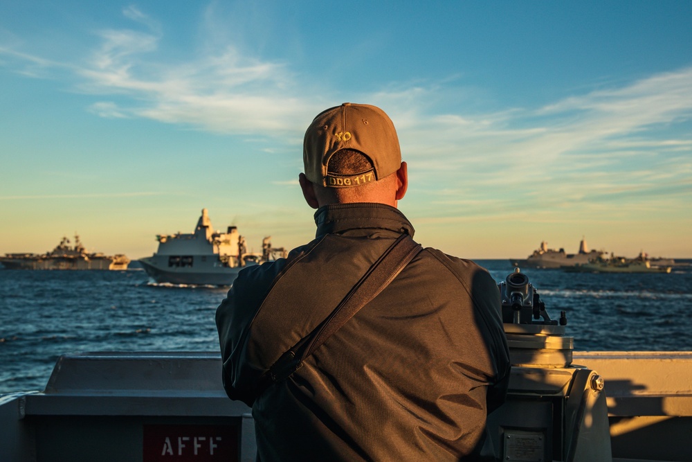 USS Paul Ignatius (DDG 117) Conducts Maneuvering Exercise with Partner and Allied Ships in Baltic Sea