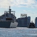 Coast Guard crews escort ships out of Baltimore Harbor during Fleet Week 2022