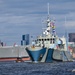 Coast Guard crews escort ships out of Baltimore Harbor during Fleet Week 2022