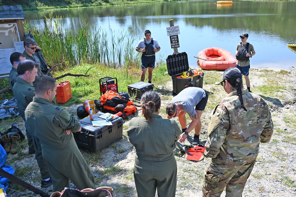 Fort Dix – 514 AMW Amphibious Lake Survival TAC 03B Training 9 Sept 2022