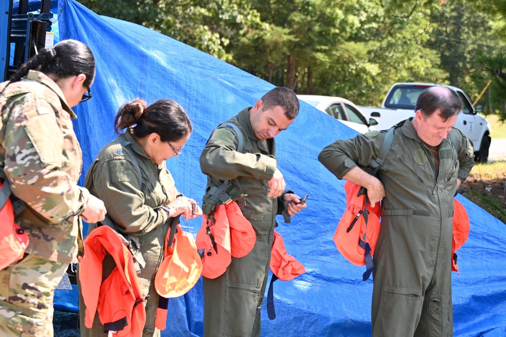 Fort Dix – 514 AMW Amphibious Lake Survival TAC 03B Training 9 Sept 2022