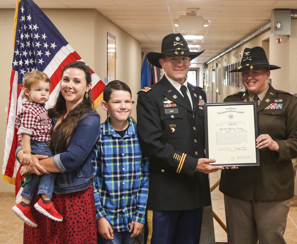 4th Cav Executive Officer Promoted to Lieutenant Colonel